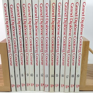 Curso de cocina Grand Diplome, volúmenes 6-19, 14 libros en total, 1972