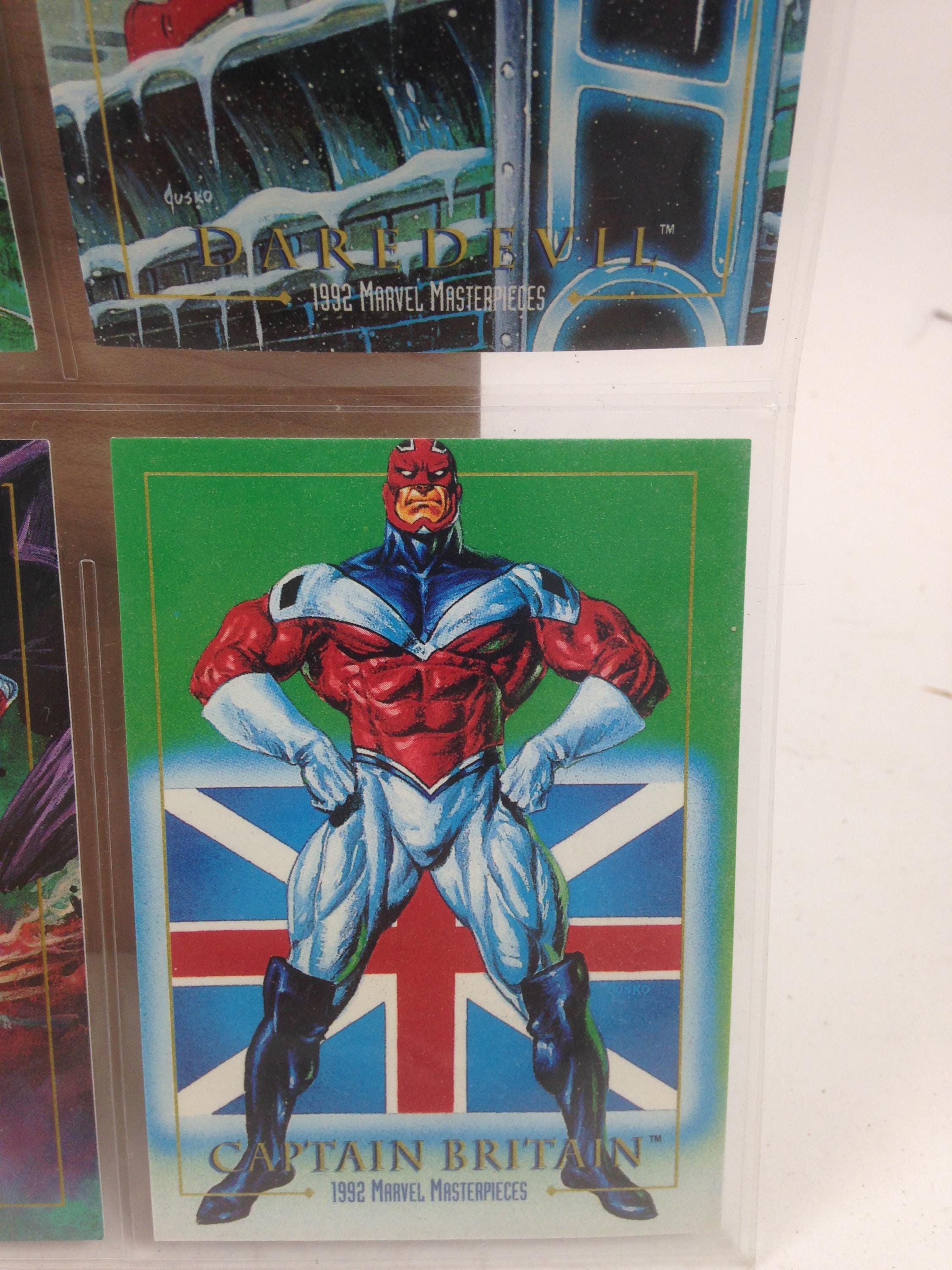【専用ページ】マーベルが好きな人さん専用 1992 Marvel Masterpieces Comic Book Character Trading Cards 9 in