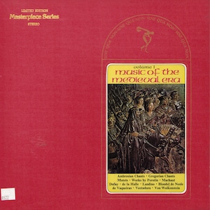 Music of the Medieval Era Volume 1 Limited Edition (Masterpiece MS-5001) , Vintage Vinyl Record Box Set, 0226