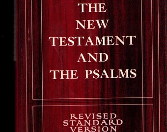 Książka zabytkowa: Nowy Testament i Psalmy, Wersja Zrewidowana Standardowa, 1946 0625