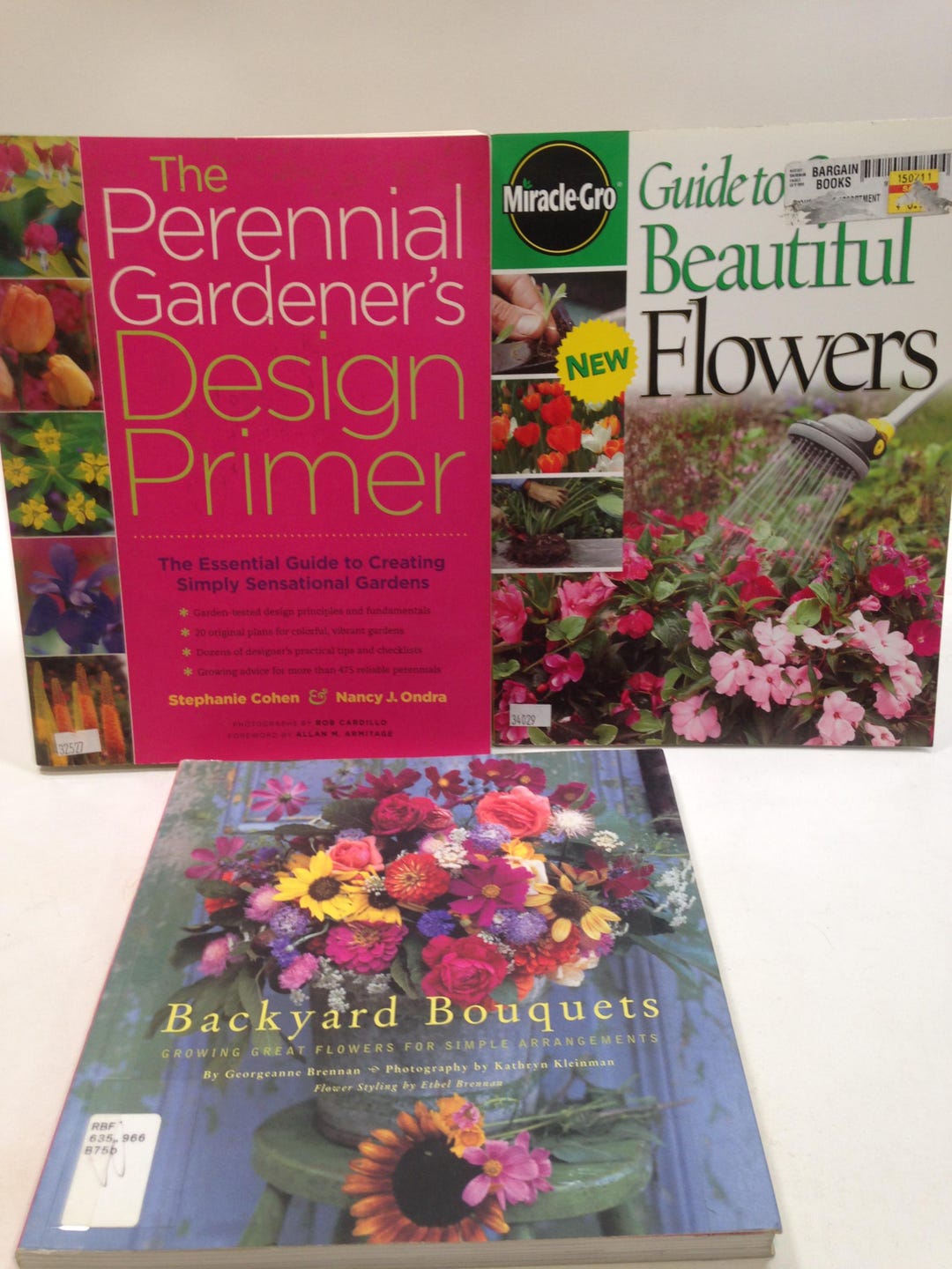 3 Books on Designing Your Flower Gardens and Growing Beautiful Flowers ...
