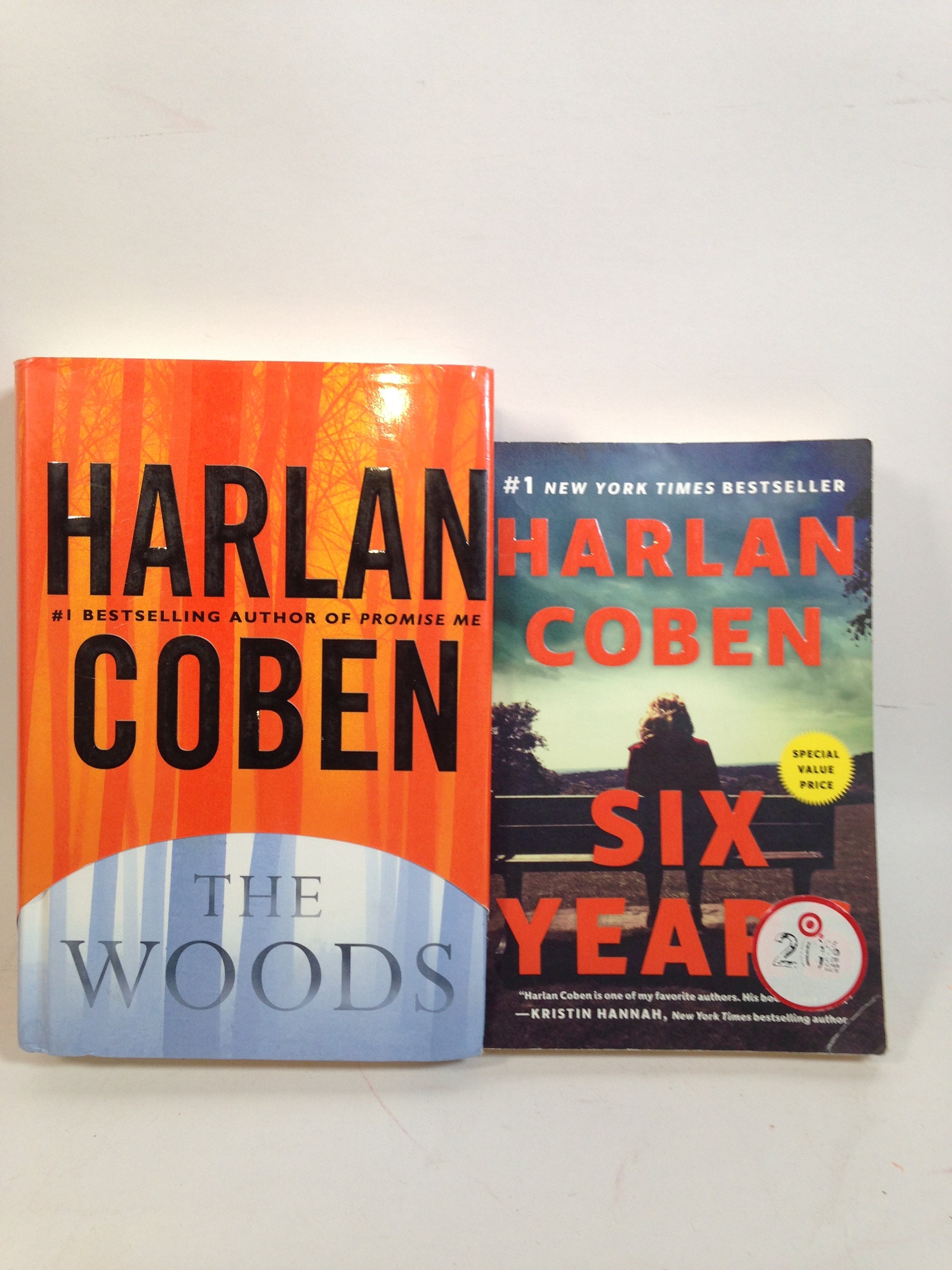 2 Books by Harlan Coben, the Woods & Six Years