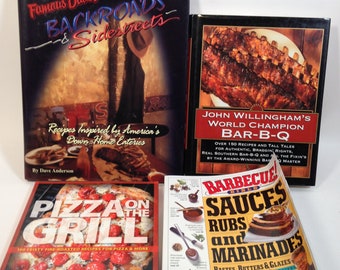4 Kochbücher für BBQ Barbeque & Grillen 0524