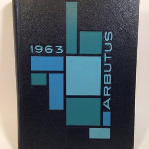 Vintage Indiana University Yearbook 1963 Arbutus, Bloomington, Indiana 1123