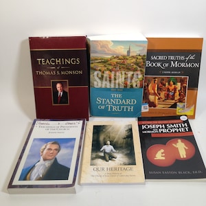 6 Books about Joseph Smith, Mormons, Church of the Latter-day Saints 0624