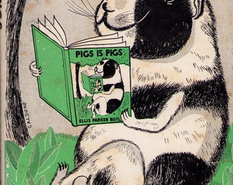 Libro d'epoca: RARE Pigs is Pigs di Ellis Parker Butler 1906 con sovraccoperta 0525