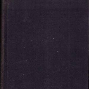 May include: A dark purple book cover with a slightly textured surface. The spine is darker than the cover. The cover has a rectangular shape and appears to be made of a durable material. The book is likely a vintage or antique item.