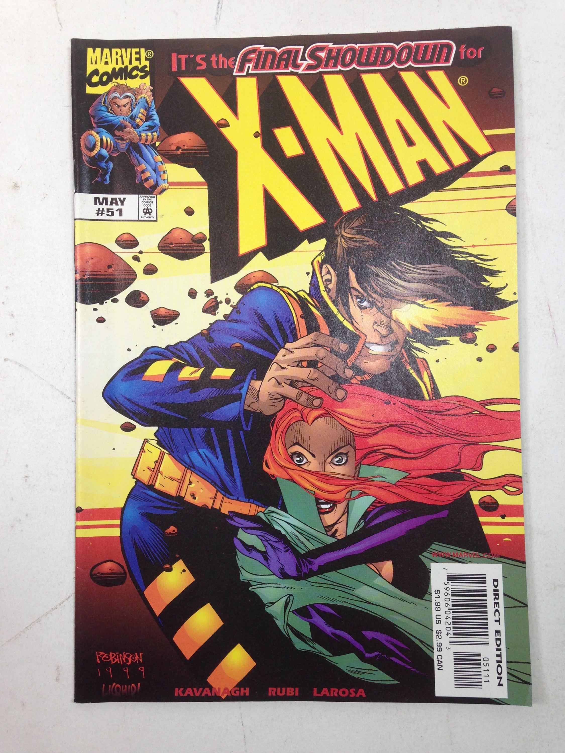 3 Issues of X-man Comic Books #51 #22 #18 0525 - Etsy