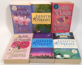 6 Romance Books by Judith McNaught, Remember When, Once and Always 0424