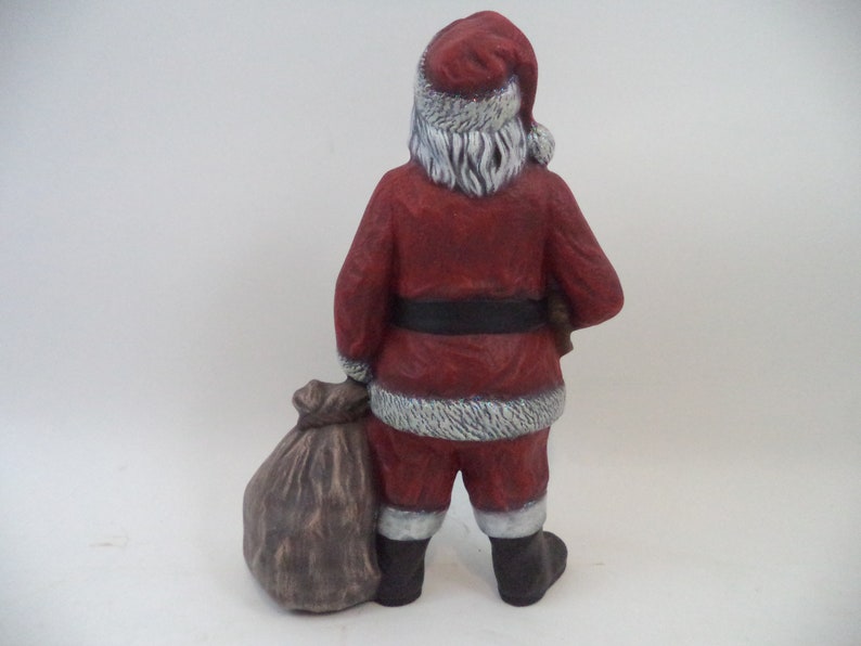 Ceramic Santa Claus with Bag Figurine Christmas 12 1118