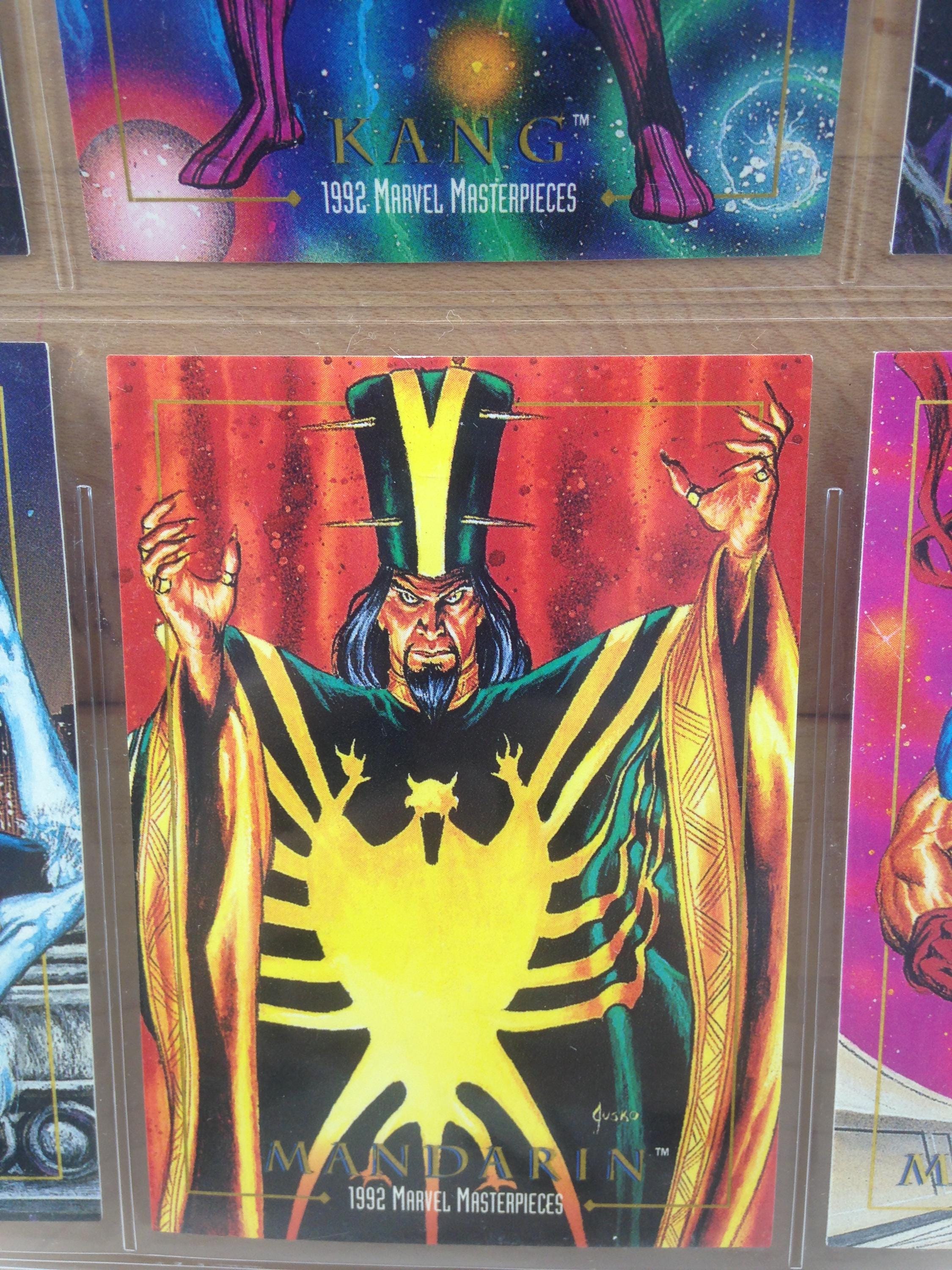 1992 Marvel Masterpieces Comic Book Character Trading Cards 9 in