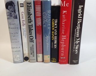 8 Biographies of Famous Film Stars, Judy Garland, Gene Kelly, Katharine Hepburn & more! 0724
