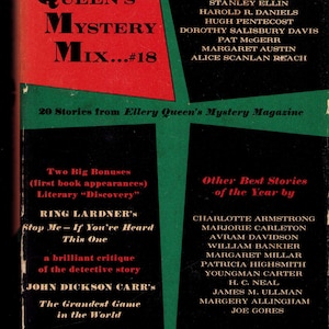 Vintage Book: Ellery Queen&#39;s Mystery Mix, #18, 1963 0725