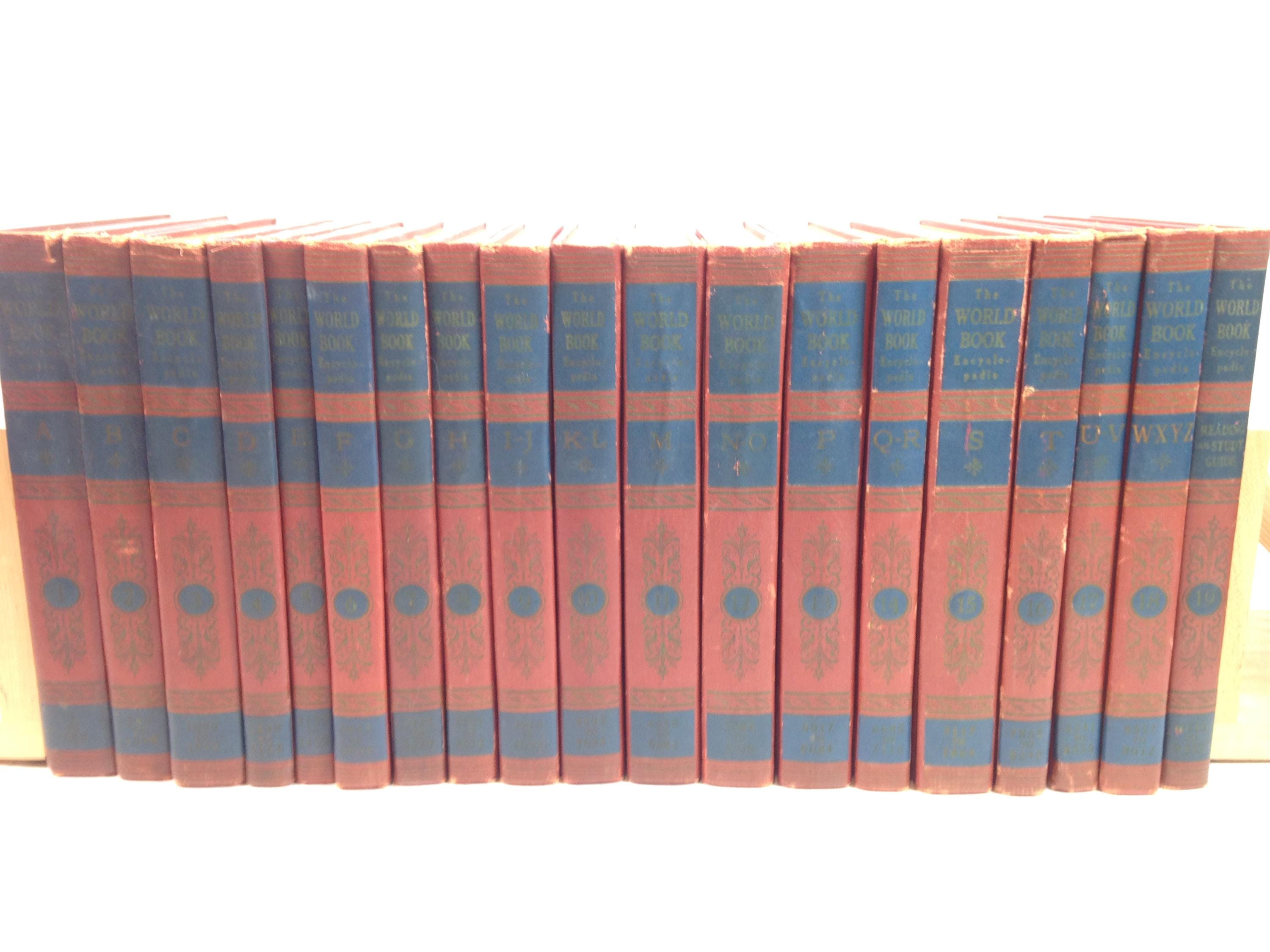 Vintage Encyclopedia Complete Set - Etsy