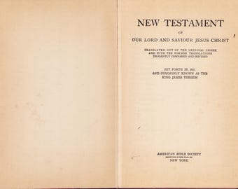 Vintage Book: Testament & Psalms, Large Print 0825