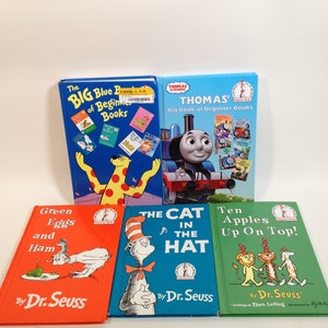 5 Dr. Seuss Bücher inklusive 2 Storybooks, The Big Blue Book of Beginner Books & mehr! 0724