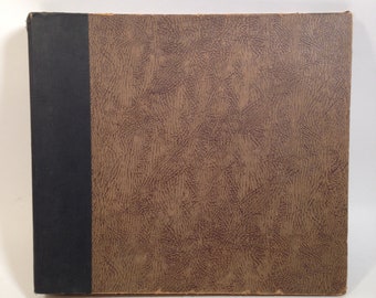 Vintage Brown Record Album Folder for 12" Records 0424