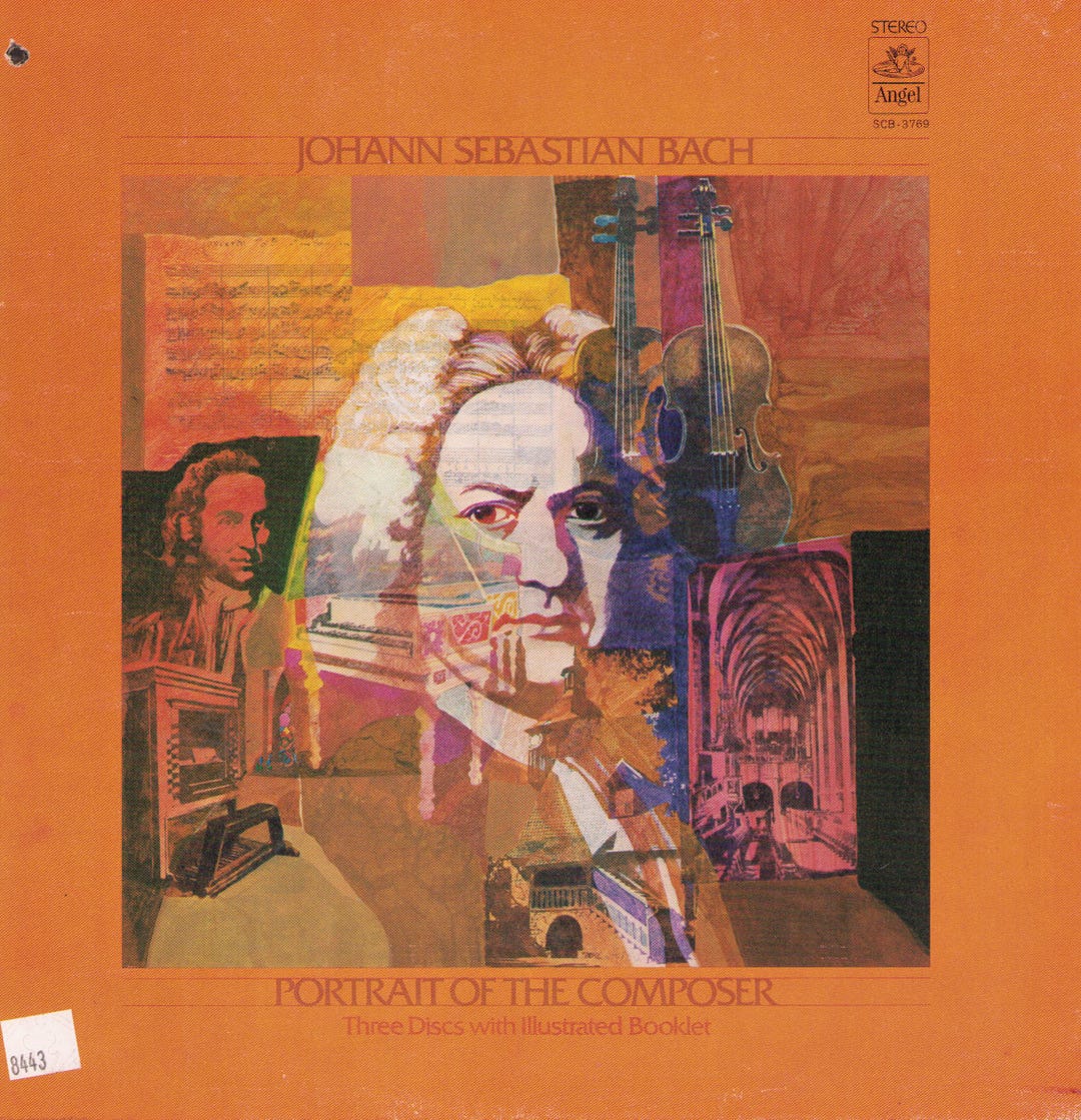Johann Sebastian Bach; Portrait of the Composer (angel SCB-3769