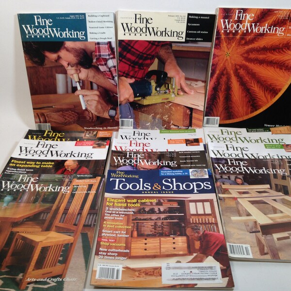 13 Issues of Fine Woodworking Magazine 1995-2011 0124