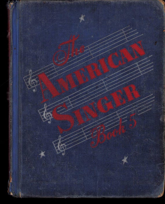 ミュージシャン FIVE BOOK Vintage Book: the American Singer Book Five, 1951 0925 - Etsy