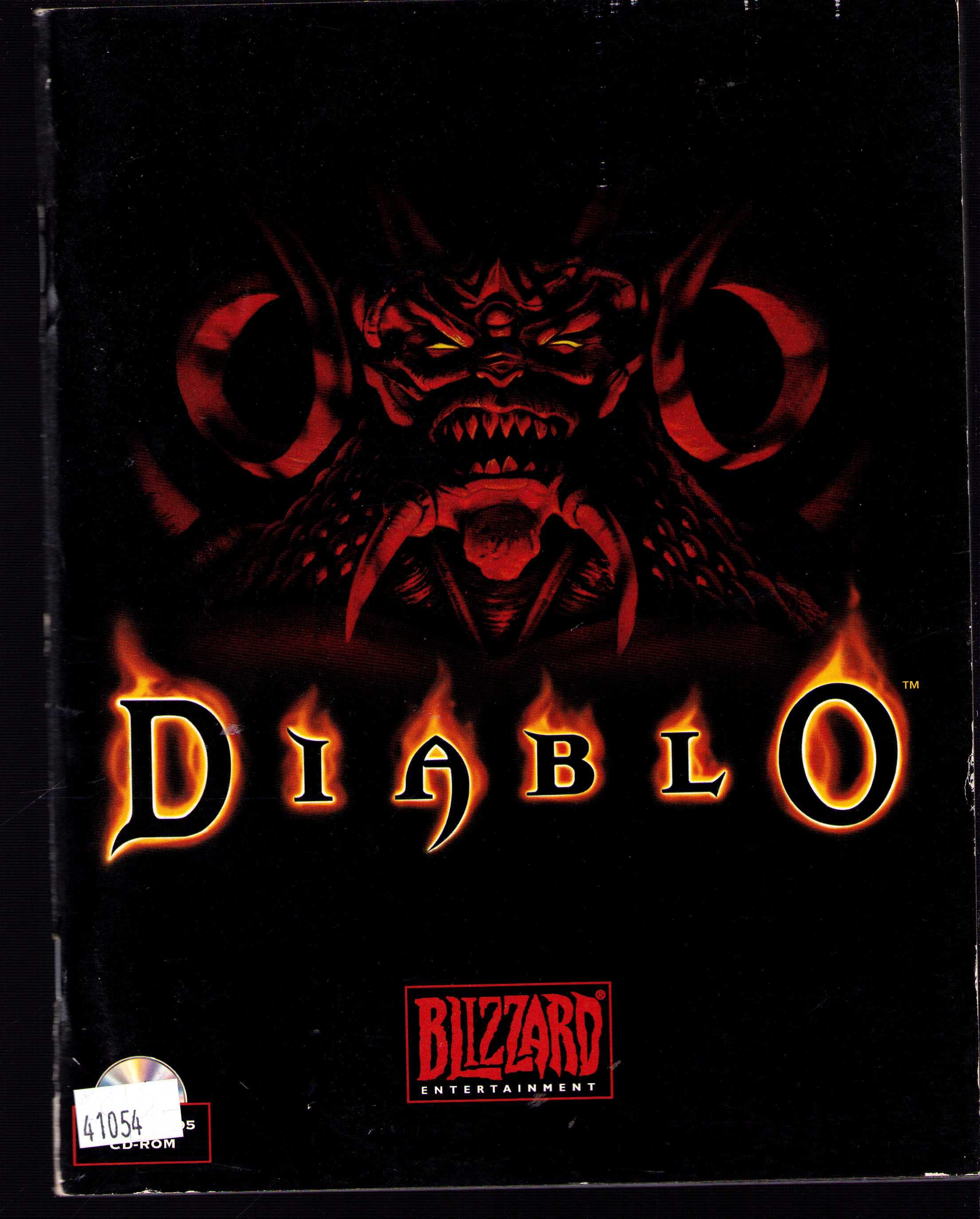 Vintage Book: Diablo Game Manual From Blizzard Entertainment 1996