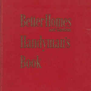Livre vintage : Better Homes & Gardens Handyman&#39;s Book, 1ère édition, 1951 0525