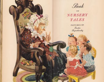 Vintage Book: The Tall Book of Nursery Rhymes, 1944 0925