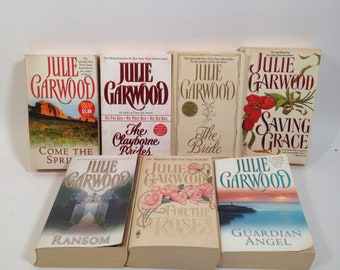 7 livres d'amour de Julie Garwood, The Clayborne Brides, For the Roses, et plus encore ! 0424