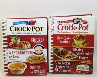 2 Crock-Pot-Kochbücher: 3 Bücher in einem! 0524