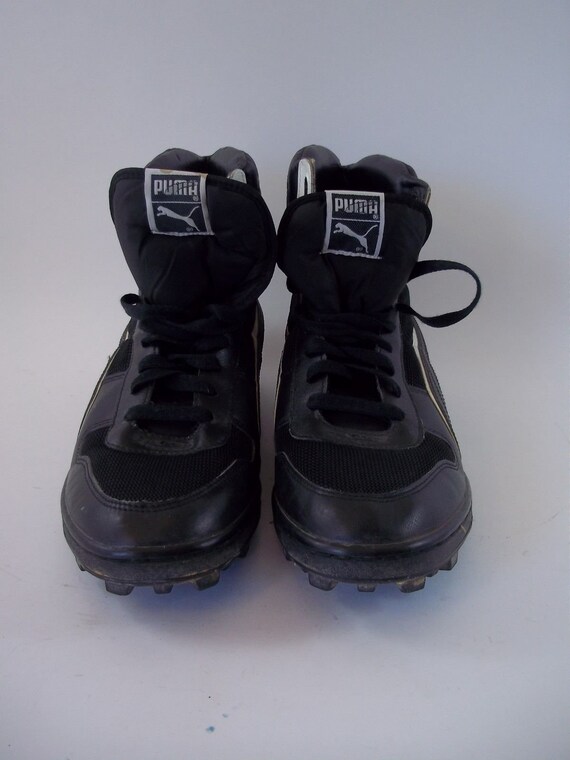 puma football shoes black