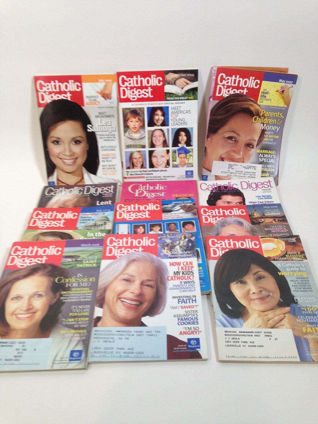 12 Vintage Issues of Catholic Digest Magazine 1993-2008 0424 - Etsy