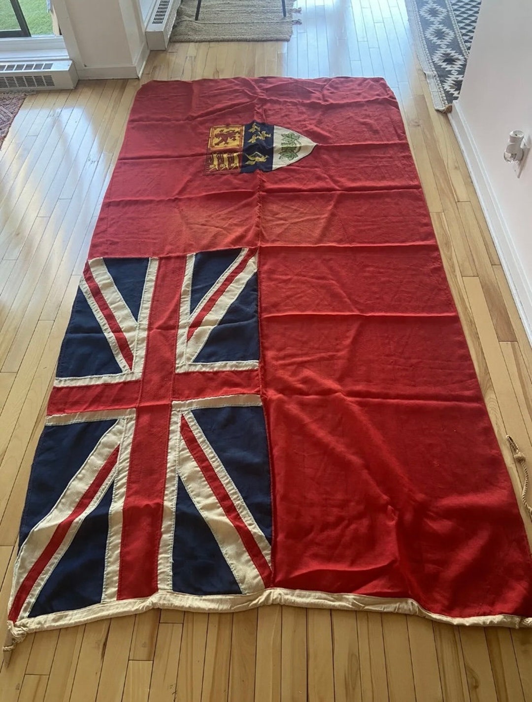 WWII Era Canadian Red Ensign Flag Etsy