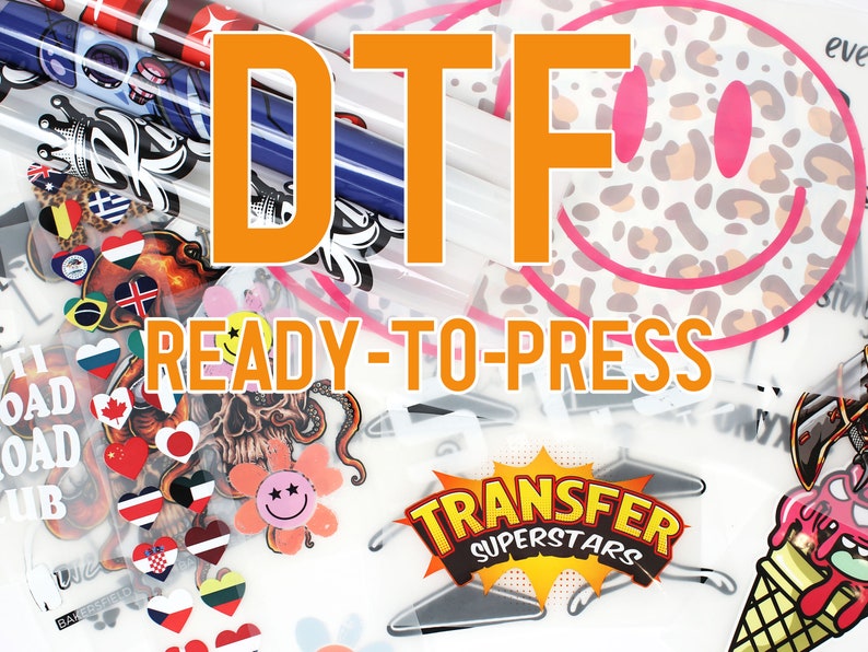 Custom Full Dtf Print, Ready to Transfer Vinyl, Wholesale DTF Transfer