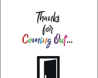 Gay Coming Out Greeting Card