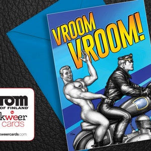 Tom of Finland impression de carte de voeux Gay « Aller »