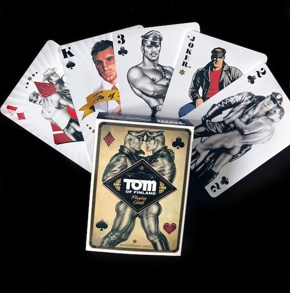 Tom of Finland トムオブフィンランド30 Postcards Tom of Finland Playing Cards (gay, Print, Kinky, Leather Pants