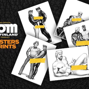 Tom of Finland Poster Prints (gay, Leather pants, men)