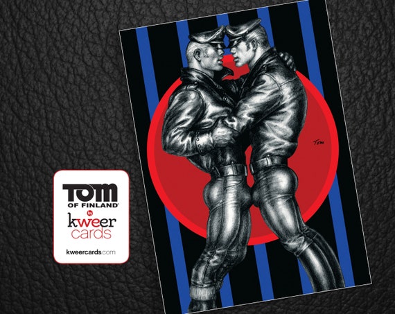 Tom of Finland Postcard Leather Pants Pride Print - Etsy