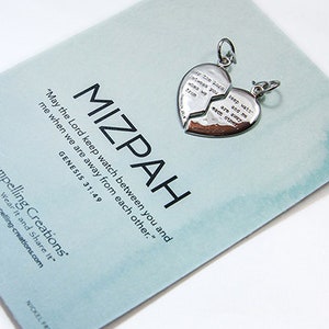 Keepsake Mizpah Pendants