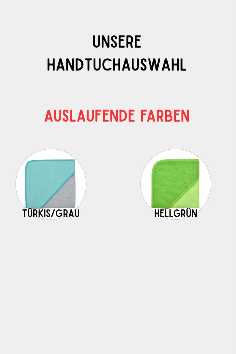 Kapuzenhandtuch/Badetuch mit Namen + Regenbogen, bestickt, personalisiert, Geschenk zur Geburt, Babygeschenk zdjęcie 9