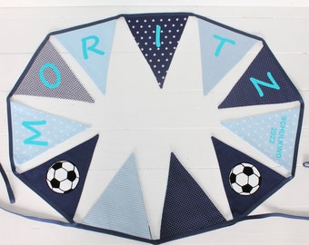 Wimpelkette-personalisiert-Fußball-Kinderzimmer-Dekoration