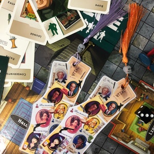 Vintage Clue/Cluedo Card Bookmark