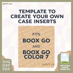 Boox Go/Go Color 7 Vorlage für Hüllen, anpassbar (PDF, SVG, DXF)