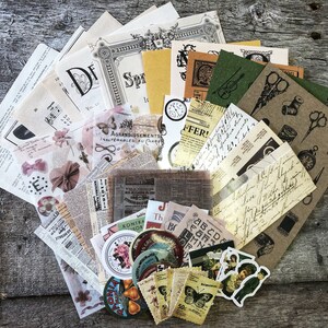 Vintage 50 Pc. Scrapbook/journal Package - Etsy