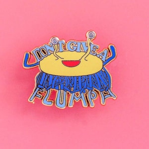Don't give a Flumph, Dungeons and Dragons enamel pin