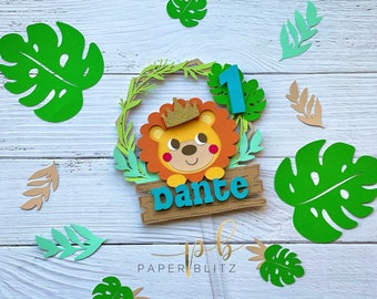 Lion Cake Topper, Jungle Safari Cake Topper, Safari Birthday, Cute Lion Decor, Lion King Cake Topper, Jungle Safari Lion, Lion King Baby