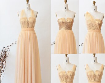 sequin infinity dress