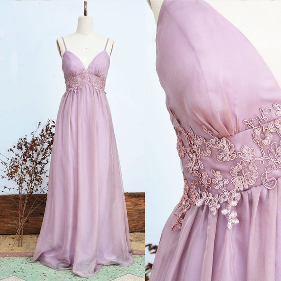 dusty mauve dress