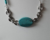 Southwest Turquoise and Silver Necklace