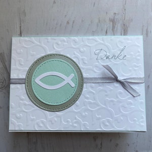 Danksagungskarte Taufe, Kommunion, Konfirmation, Hochzeitskarte, Danke, Dankeskarte, Dankeskarte